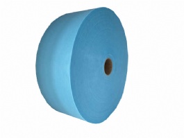 The popular blue and white spunbonded non-woven disposablemask material