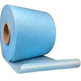 Hot sale skin friendly and comfortable spun-bonded non-woven fabric blue and white maskcloth