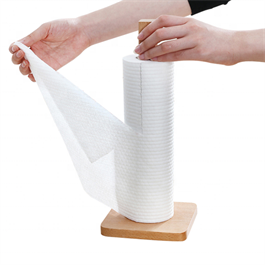 wholesale White embossed pp and woodpulp spunlace non woven fabric industrial cleaning drywipes
