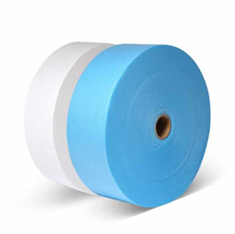 The popular blue and white spunbonded non-woven fabricmask material